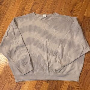 VS pink oversized tie dye crew neck